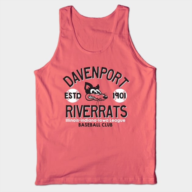 Davenport Riverrats Tank Top by MindsparkCreative